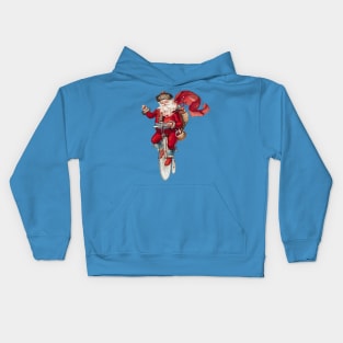 Santa Claus Hand Drawn Kids Hoodie